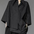 Y2K Women Streetwear Loose Summer Tops Academic Irregular - View 6 | SAMAG