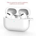 For AirPods Pro Protective Case Silicone New Solid Color Apple Bluetooth Headset Soft Case Protective Cover