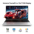 2026 15.6 Inch HOT Ultra Slim Laptop Windows 11 32GB RAM 2TB SSD Intel Core i9 9900 1920x1080 HD Gaming Gamer Office