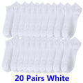 10/20/30 Pairs Unisex Comfort-Fit Ankle Socks Men Women | SAMAG