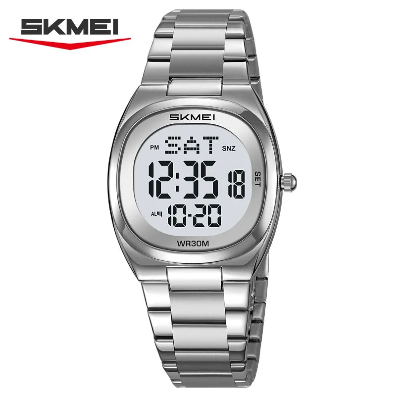 SKMEI 2419 Fashion Electronic Watch Multifunctional Luminous Calendar Alarm Clock Sports Simple Business Digital Watches for Man