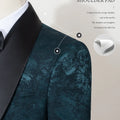 luxury 2-piece suit set men's party outfit high-end double breasted business casual suit groom's wedding dress shawl collar
