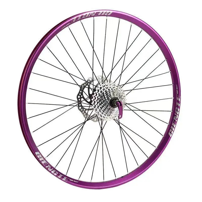 MTB26/27.5-Inch Aluminum Alloy Four Peilin Quick Detachable Mountain Wheel Set Wheel Hub 120 Sound Card Wheel Set