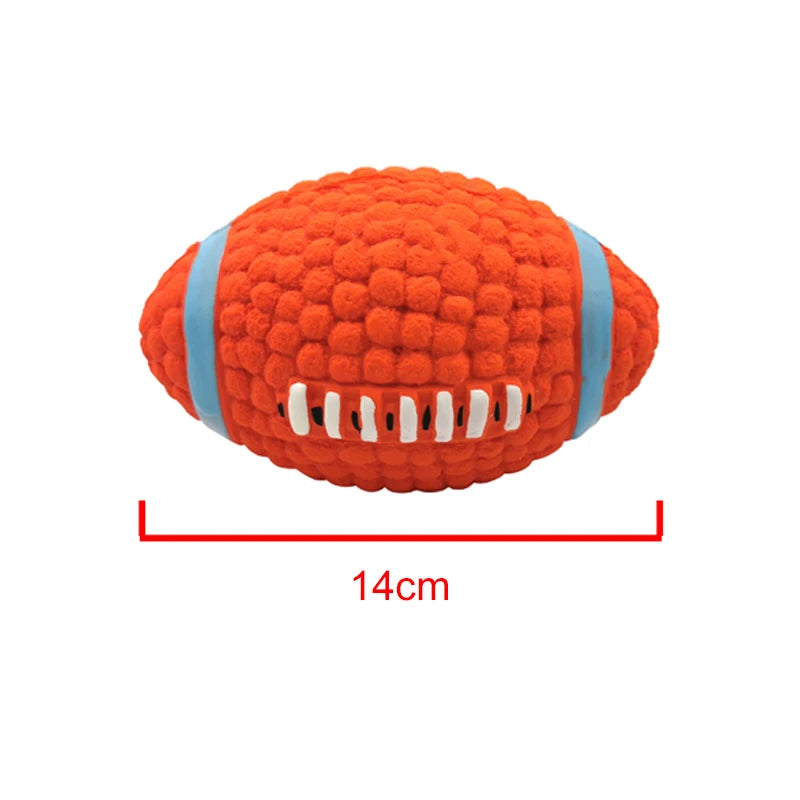 Toys For Small Large Dogs Chihuahua Golden Retriever Natural Latex Dog Balls Anti Bite Interactive Dog Chew Toy Pet Squeak Toys