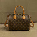 Luxury Brand Vintage Fashion Handbag Women Boston Bag with High Texture Casual and Versatile Diagonal Cross Shoulder Pillow Bag