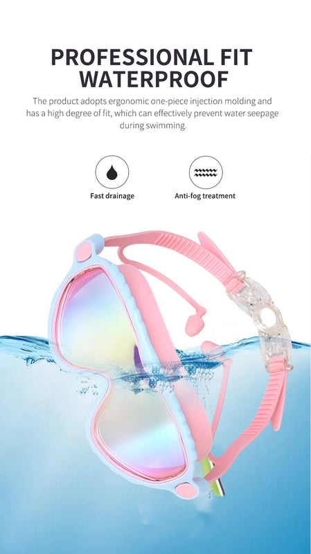 Kids Swimming Goggles for Boys & Girls (3-15 Years) - Big | SAMAG