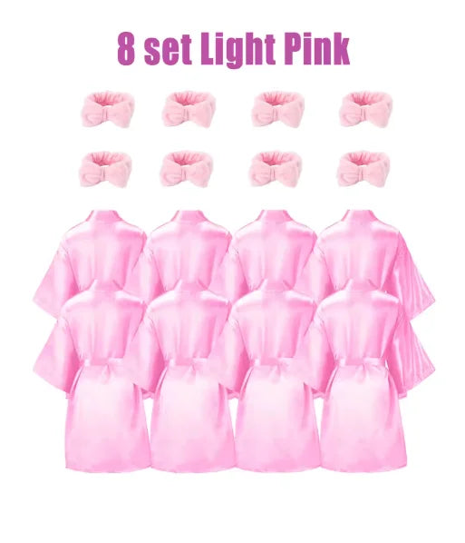 6-18Set Spa Party Robes for Girls Gowns for Supplies | SAMAG