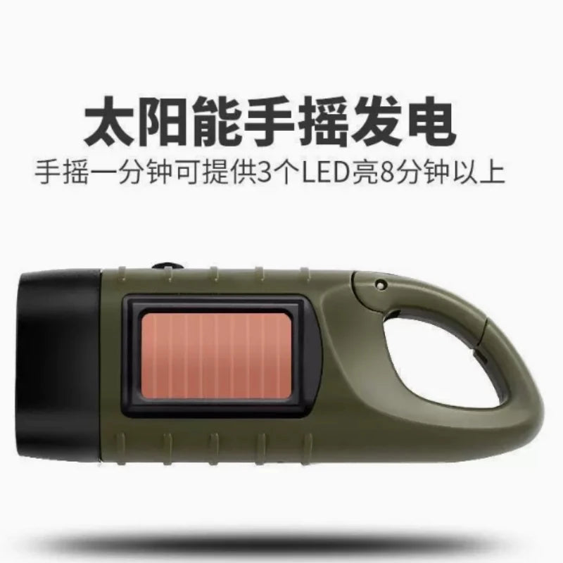 Multi Functional Solar Powered Hand Cranked Charging LED - View 8 | SAMAG