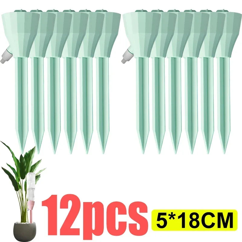 Plants Irrigation System Adjustable Drip Irrigation System Automatic Self Watering Spikes Indoor Outdoors Potted Garden Supplies