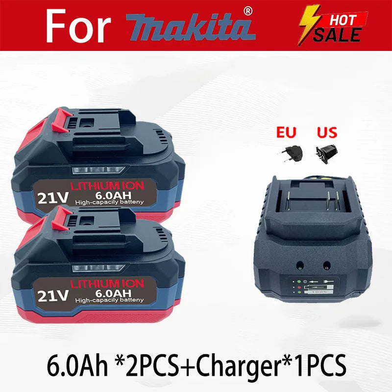 for Makita6.0Am 9.0Am 12.0Am 18V 12.0Ah Rechargeable Battery for Makita Cordless Drill & Power Tools