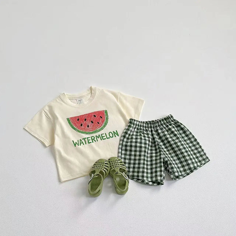 Fruit Pattern T - shirt Children's Clothes Summer Fashion - View 10 | SAMAG