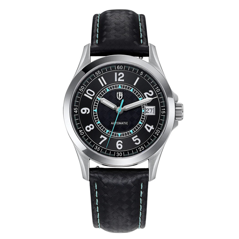 BERNY Watches for Men PT5000 ST2130 Mechanical Automatic Luxury Men's Watch Calendar Super Luminous Sapphire 10ATM Easy Read