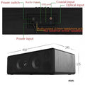 110W Home Desktop Bluetooth Amplifier All-in-One  HiFi Sound Quality Super Bass Wooden Subwoofer for Homes Theater & TV Soundbar