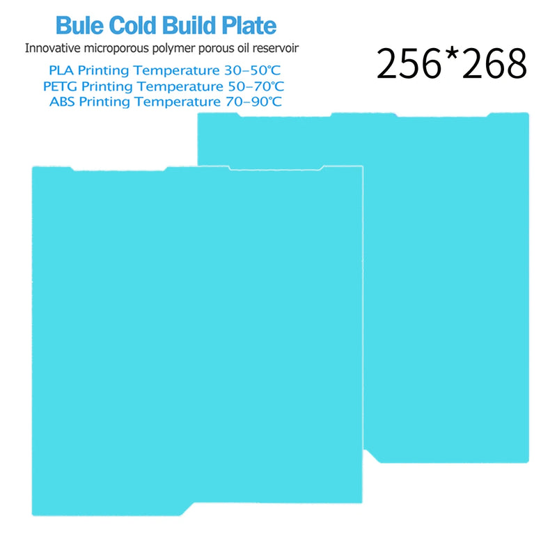 Kobra 3 Build Plate Kobra 3 Pei Textured PEO 256x268 For Anycubic Kobra 3 Combo Build Plate Spare Parts Double Sided Heat Bed