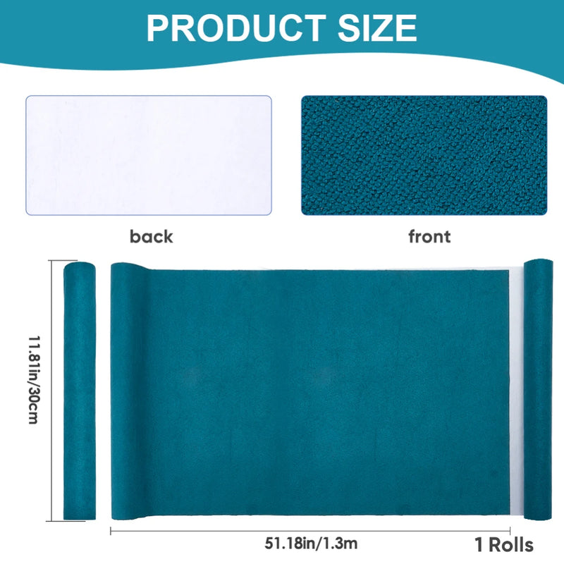 51 x 11.8" Suede Book Cloth Indigo for Book Binding A4-A8 Fabric Surface Paper Backed Bookcover Book Album Scrapbooking Archival