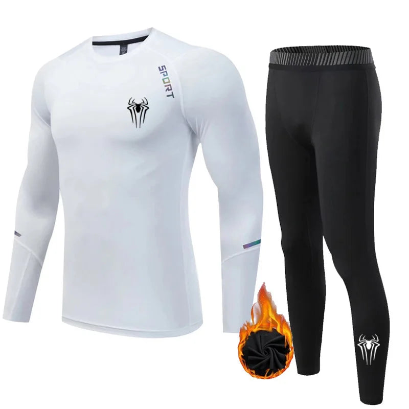 Men's Thermal underwear Base Layer Sport Winter Long Johns Leggings Thermal underwear Children Warm Sweat Suit Sportswear