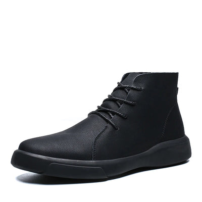 100% cowhide New large-sized men's boots Fashionable | SAMAG