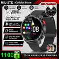 2026 New 1100mah AMOLED Smart Watch Men 170+Sport Fitness LED Flashlight IP69 Waterproof Bluetooth call GPS track Smartwatch iOS