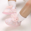 Cute White Lace Baby Girl Princess Shoes 0-18M Baby Moccasins Mocs Shoes Butterfly Knot Tassel Anti Slip Cotton Sole Shoes Baby
