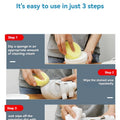 260g Sneaker Cleaning Paste White Shoe Cleaner, Multi Purpose Deep Clean Whitening No Rinse, Safe for Leather Canvas Rubber Sole