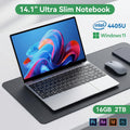 LENO 14.1"Laptop Ultra Slim Windows11 16GB 2TB SSD Intel 4405U Gamer Notebook 1920*1080 Display Office Study Gaming Computer PC