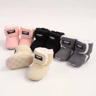 Newborn Infant Baby Girls Boys Warm Fleece Winter Booties | SAMAG