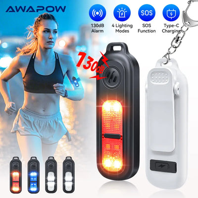 Awapow Self Defense Alarm for Woman 130dB Personal Safety | SAMAG