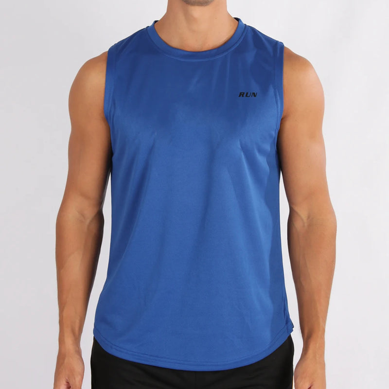 Men's Summer Fitness Vests, Fitness Training Clothes, Speed Fitness, Loose Sleeveless Shirts, Men's Fashion Basketball Vests