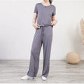 Summer Women's Modal Trousers Causal Loose straight long - View 3 | SAMAG