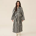 Thickened Flannel Robe Pants Pajamas Set Autumn Winter | SAMAG