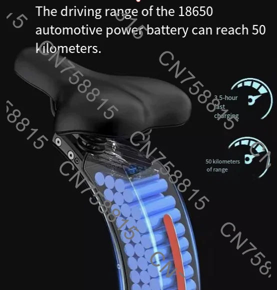 Ultra Lightweight Portable Mini Electric Vehicle with Battery, Men Women Commuter Transport，Folding Electric Car for Adults