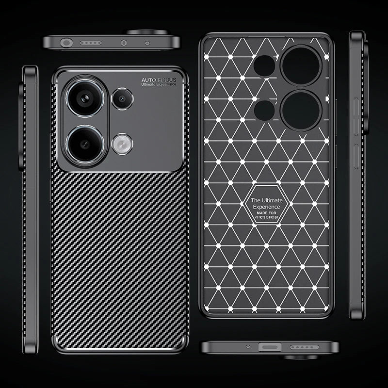 For Xiaomi Redmi Note 13 Pro 4G Cases Xiaomi Redmi Note 13 Pro Plus 5G Cover Shockproof Silicone Slim TPU Protective Phone Cover