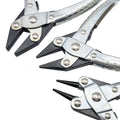 Parallel Pliers with Spring for Jewellery Clamping DIY Craft Carbon Steel Flat Sharp Round Nose Non-Slip Plier Jewelry Tools