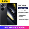 POCO F6 5G Global Version and Indonesian version 90W turbo charging Snapdragon 8s Gen 3 NFC 6.67”120Hz Flow AMOLED DotDisplay