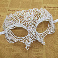 1pcs Hot Sale White Sexy Lace Half Face Masks Various Styles Halloween Masquerade Party Dance Mask Costume