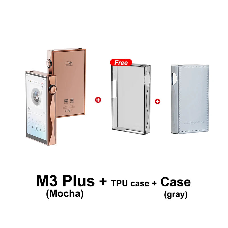 SHANLING M3 Plus HiFi Portable Music Player USB DAC AMP Open Android 13 Hi-Res Audio MP3 DSD512 PCM768 Bluetooth LDAC WiFi