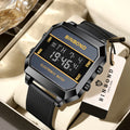 BINBOND Electronic Watch For Men Sports Wristwatch With Electronic Movement LED High-definition Waterproof Luminous Reloj