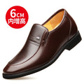 Autumn Increased 6 Cm Men Formal Shoes Hidden Heel Men's Wedding Oxfords Heighten Tall Male Dress Leather Footwear