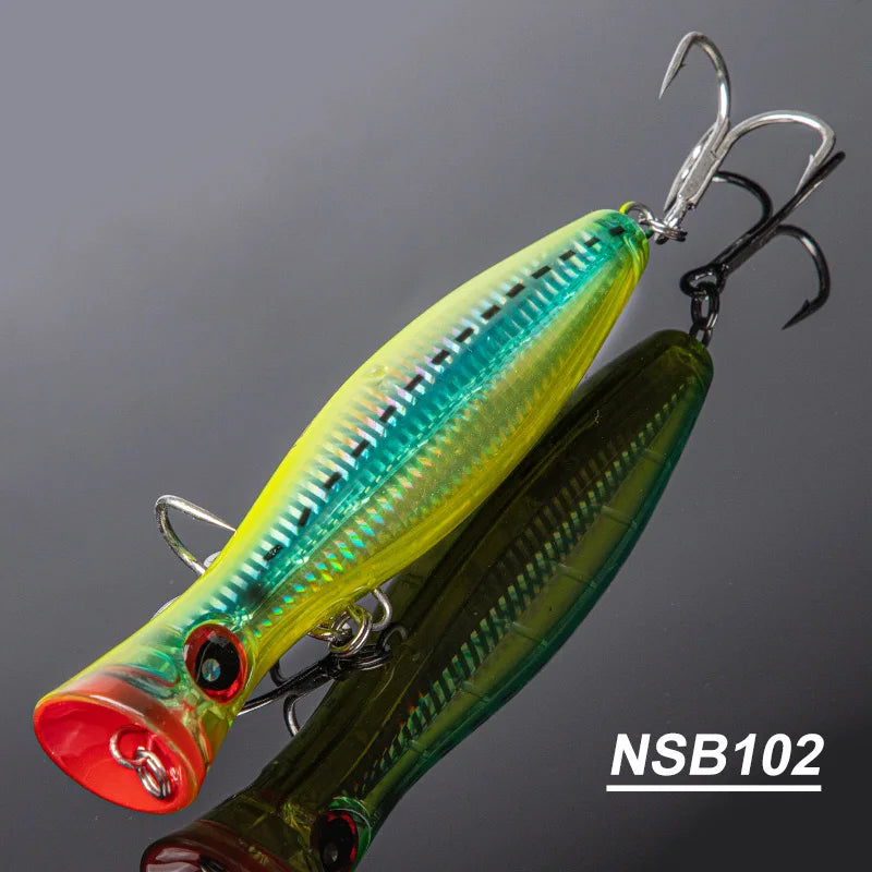 Noeby-Big Game Popper Fishing Lures, Artificial Hard Bait | SAMAG