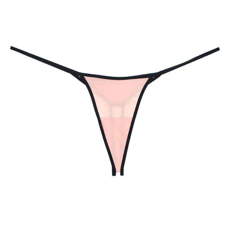Thin Belt Cotton Thongs Women T Back Open Hip Sports Ladies Fitness Sexy Panties Seamless Mini Underwear