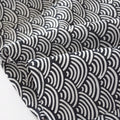 Nightdress V-Neck Men's Kimono Bathrobe Loose Long Sleeve Kimono Pajamas Thin Print Men's Hooded Robe for Spa