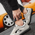 Men's Casual Sports Shoes with Low Heel Round Toe Soft Sole Multi-color Design Fashionable Large Size Walking Board Shoes
