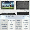 15.4 Inch Portable Smart TV Android LED LCD Digital Television for Football Match Live Viewing Outdoor Camping Caravan Car