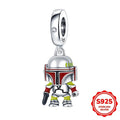 TOP Wars Charms Bracelet Beads 925 Sterling Silver Shadow Warrior Helmet Hot Series Womens Pendant DIY - Visuel 27 | SAMAG