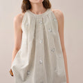 FSLE【Premium Series】 Summer Women's Striped Embroidered | SAMAG