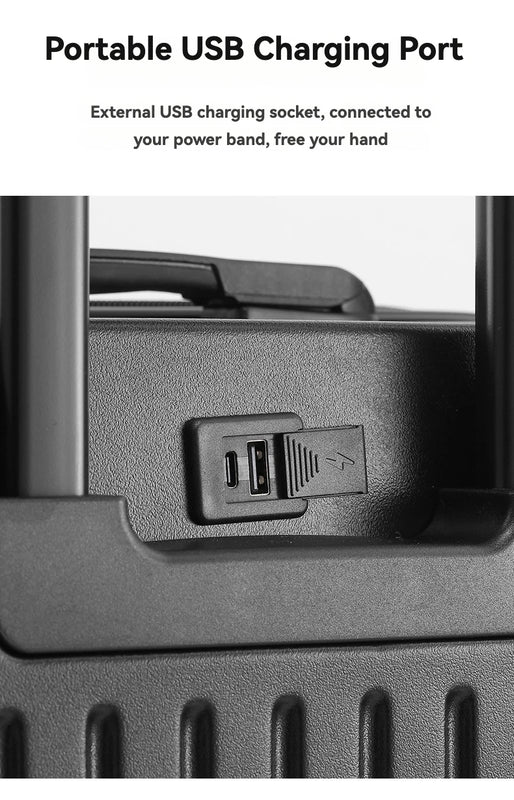 2024 New Large Capacity Cup Holder Luggage Suitcase USB Charging Women Girl Carry-On Boarding Luggage Travel 20/24/26/28 inch