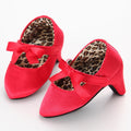 New Infant Newborn Baby Girl High Heels Shoes Princess Bow First Birthday Party Shoes Photo Props Shoes 0-12M