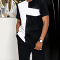 Men's sports set 2 - piece 3D printed summer fashion new slow running casual short sleeved T - shirt+pants - View 3 | SAMAG