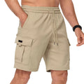 Men's Lightweight Cargo Shorts Multi Pocket Casual | SAMAG