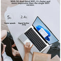 Inflexible Sturdy 15.6" Portable Laptop Windows11 Notebook 32GB DDR4 2TB SSD Pc Gamer Office Computer Intel 4405U